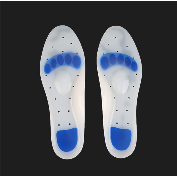 مرونة عالية امتصاص الصدمات الطبية سيليكون نعل التهوية اللفافة الأخمصية القدم الرعاية الأحذية الرياضية zg -427