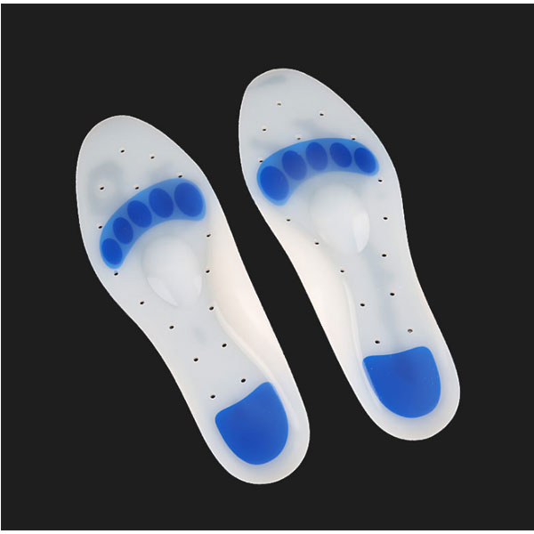 مرونة عالية امتصاص الصدمات الطبية سيليكون نعل التهوية اللفافة الأخمصية القدم الرعاية الأحذية الرياضية zg -427