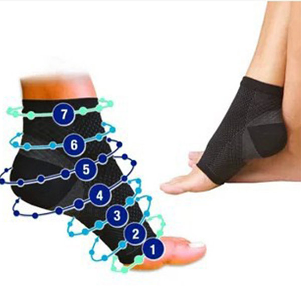 التهاب اللفافة الأخمصية الطبية ضغط قوس القدم دعم الكاحل جوارب zg -s6